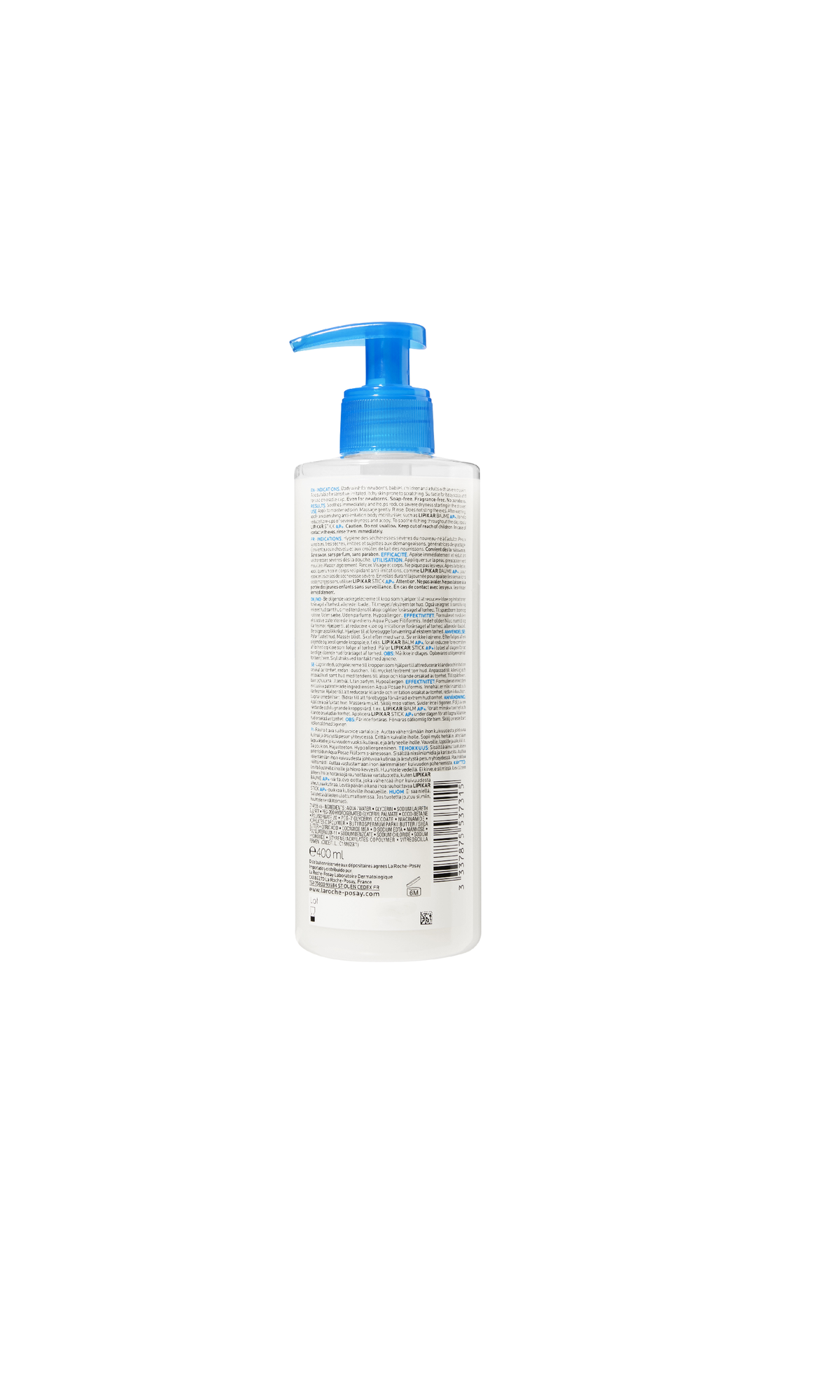 La Roche-Posay Lipikar Syndet AP+ Cream Wash 400ml — image 3