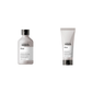 L'Oréal Professional Silver Shampoo 300ml and Conditioner 200ml on a white background