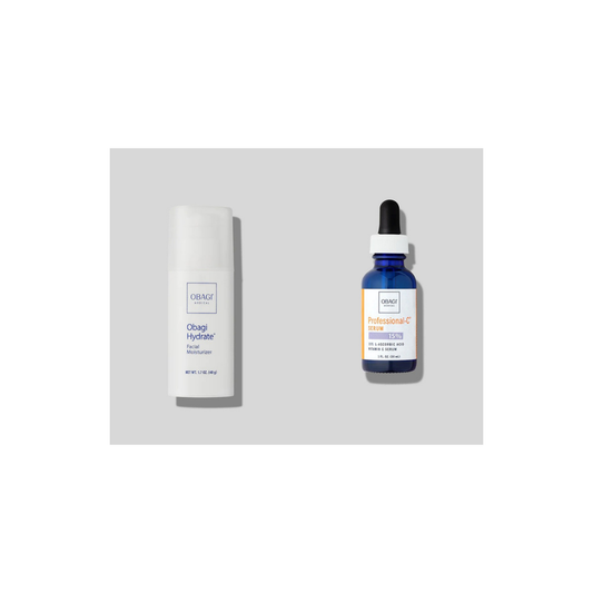 Obagi Hydrate Facial Moisturiser and Professional-C 15% Serum bundle, vitamin C and hydration routine