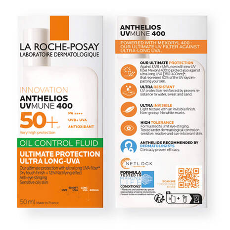 La Roche-Posay Anthelios UVMune 400 Oil Control Invisible Fluid 50ml — image 6