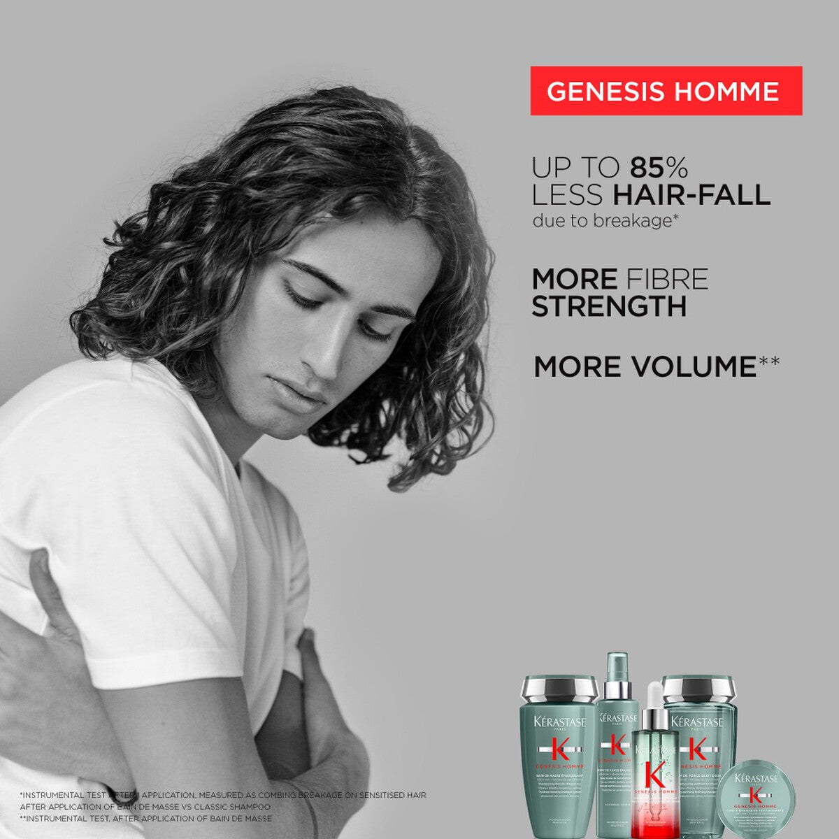 Kerastase Genesis Homme Cire D'epaisseur Texturisante 75ml