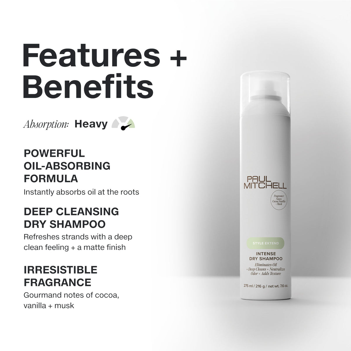 Paul Mitchell Style Extend Intense Dry Shampoo 275ml