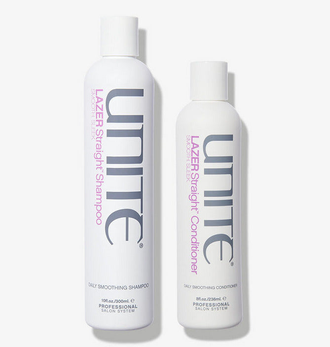 UNITE LAZER Straight Shampoo and Conditioner Duo