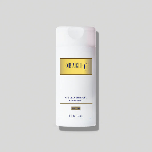 Obagi-C Fx C-Cleansing Gel 180ml bottle, foaming vitamin C cleanser for normal to oily skin