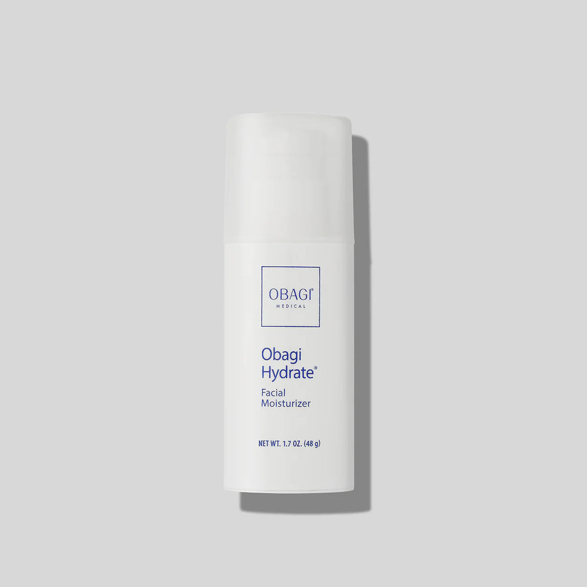 Obagi Hydrate Facial Moisturiser 48g jar, long-lasting hydration with Hydromanil and shea butter