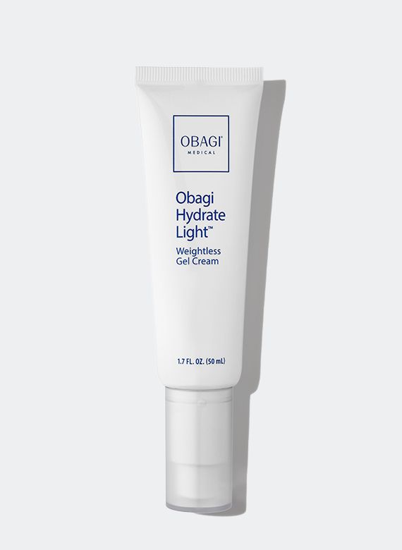 Obagi Hydrate Light Weightless Gel Cream 50ml jar, oil-free gel moisturiser for combination and oily skin