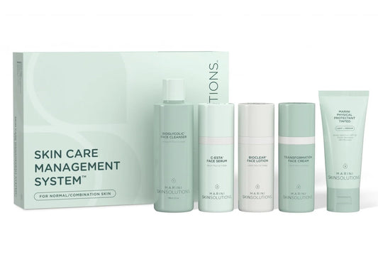 Marini Skin Solutions Skin Care Management System - Normal/Combination Skin with Marini Physical Protectant TINTED SPF30