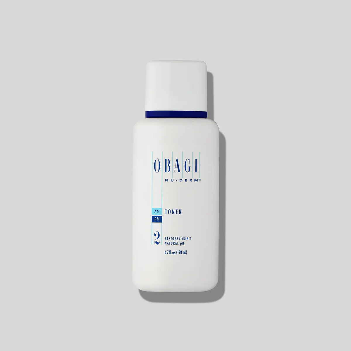 Obagi Nu-Derm Toner 200ml bottle, alcohol-free pH balancing toner with witch hazel and aloe