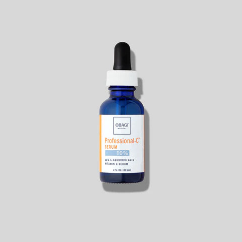 Obagi Professional-C 10% Serum 30ml dropper bottle, L-ascorbic acid vitamin C serum for brightening and fine lines
